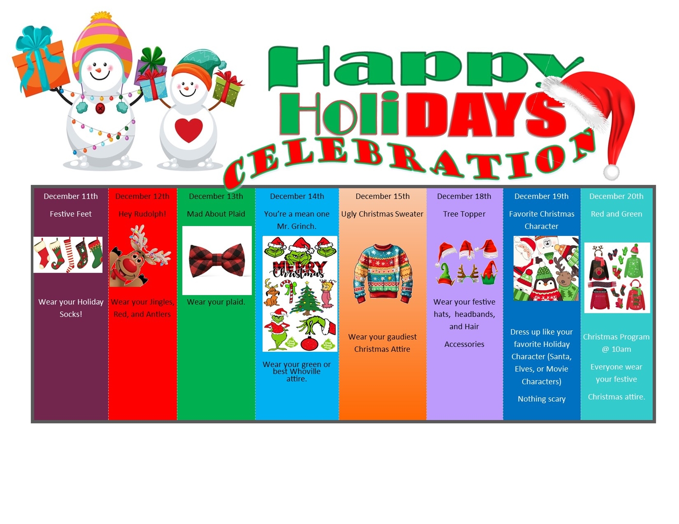 HoliDAYS Dress Up 